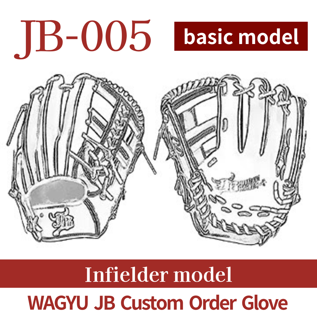 Custom made】【Infielder】Wagyu JB custom glove JB-005 – en-japan