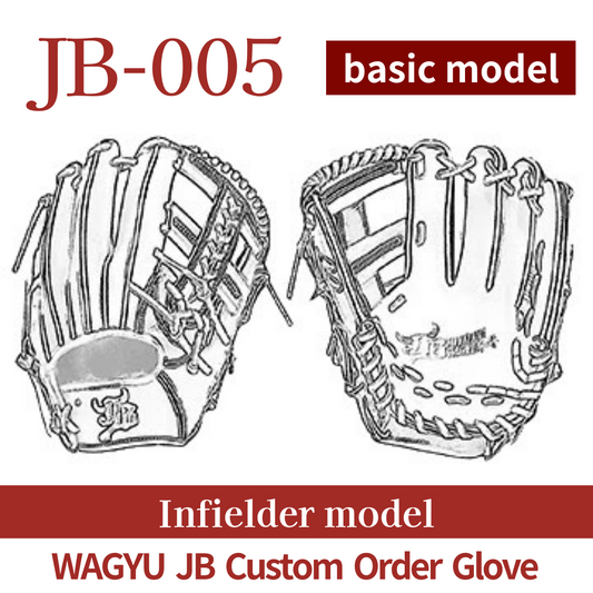 【Custom made】【Infielder】Wagyu JB custom glove JB-005