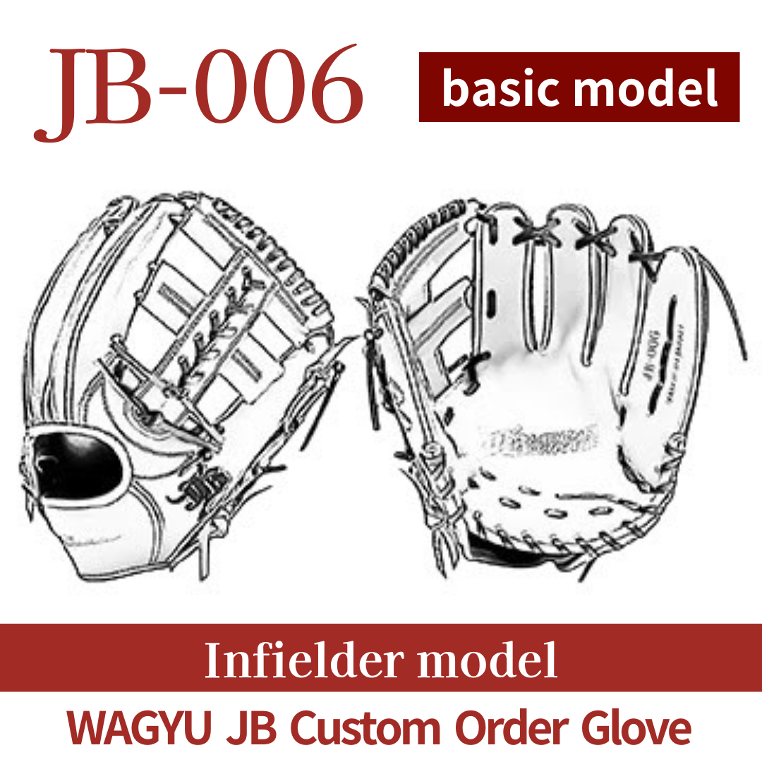 【Custom made】【Infielder】Wagyu JB custom glove JB-006